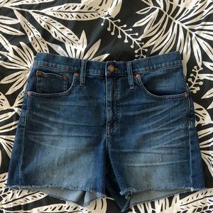 Madewell High Rise Denim Shorts
